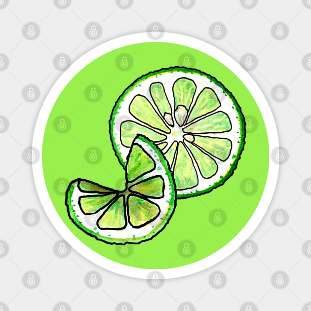 Limes Magnet by ThisIsNotAnImageOfLoss